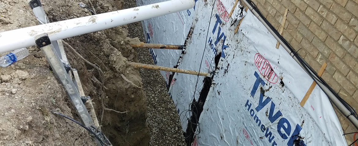 Residential French Drain 1